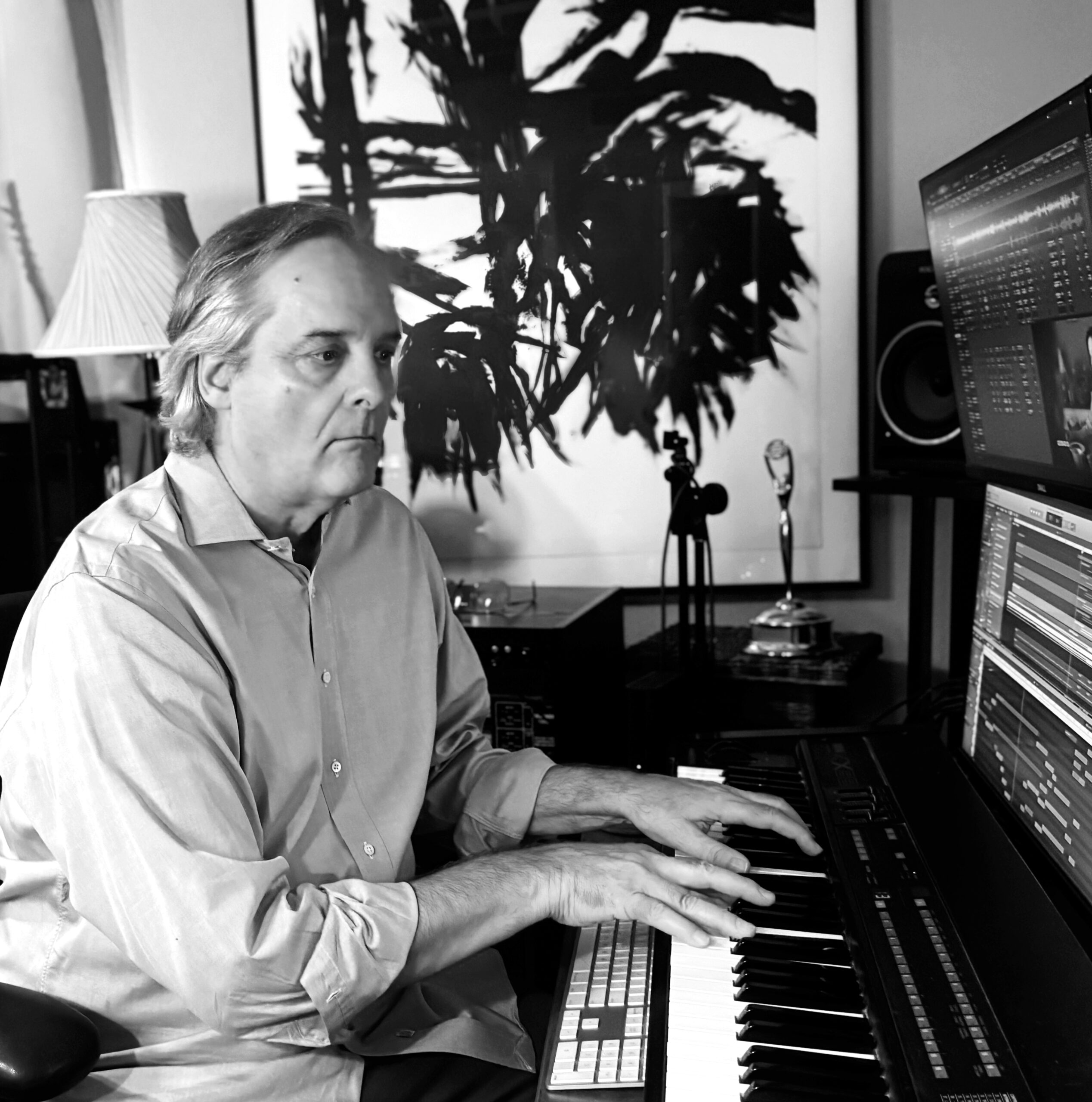 Stephen Graziano in the studio
